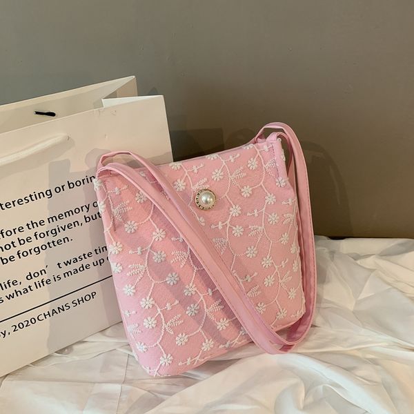 

lace 2020 new hand shopping hollow beach fairy embroidery shoulder fairy shopping hand shoulder bag handbag