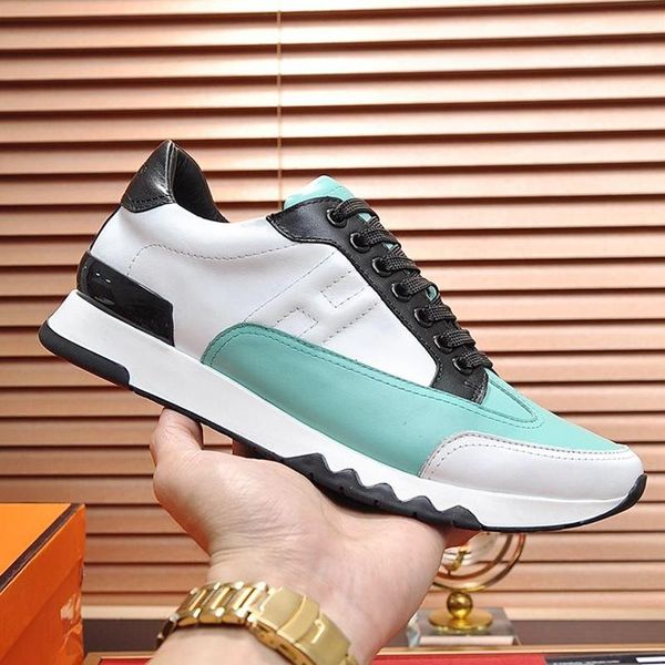 

new arrival mens shoes breathable footwears plus size lace -up casual men shoes outdoor walking fashion leather trail sneaker, Black