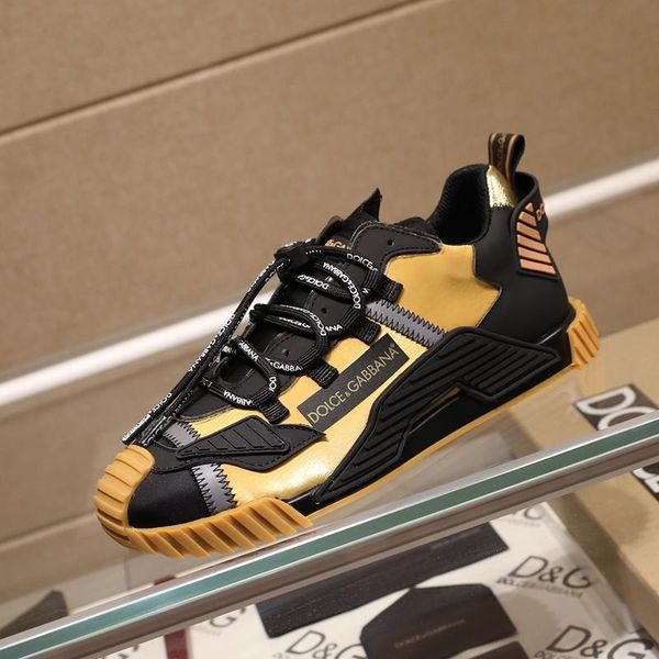 

227 brand designer high-quality men's casual sports shoes, outdoor casual shoes, with original box packaging size 38--45, Black