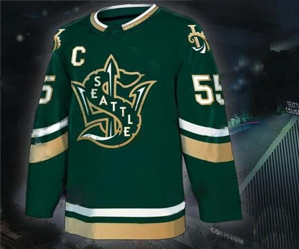 2020 2021 Seattle Kraken Ice Hockey Jersey 32th New Team Custom Mens