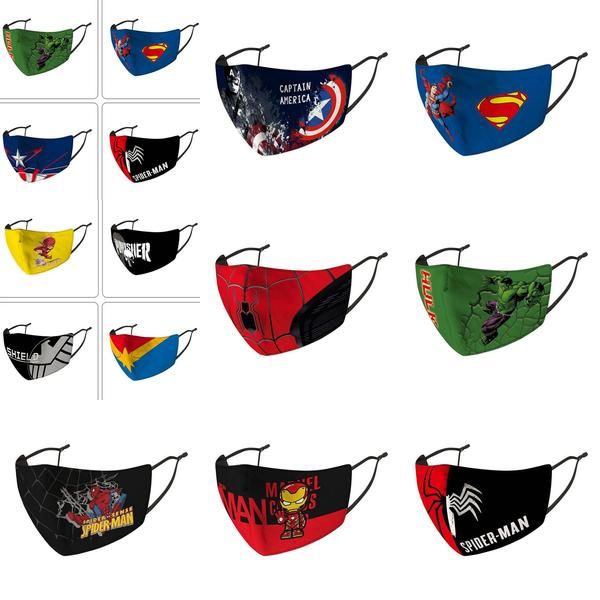 

kids bandanas captain mask protection riding designer shield motorcycle new child mask face spiderman cold face superhero mask zkdlp