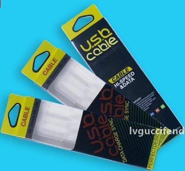 

micro usb charger date cable paper retail package packaging box boxes for iphone 7 plus 6s plus se samsung galaxy s7 edge with handle oem