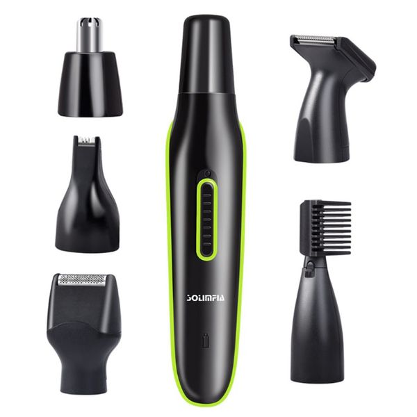 

5 in1 electric hair trimmer beard trimer face eyebrow stubble hair removal machine recortadores haircut mustache grooming set