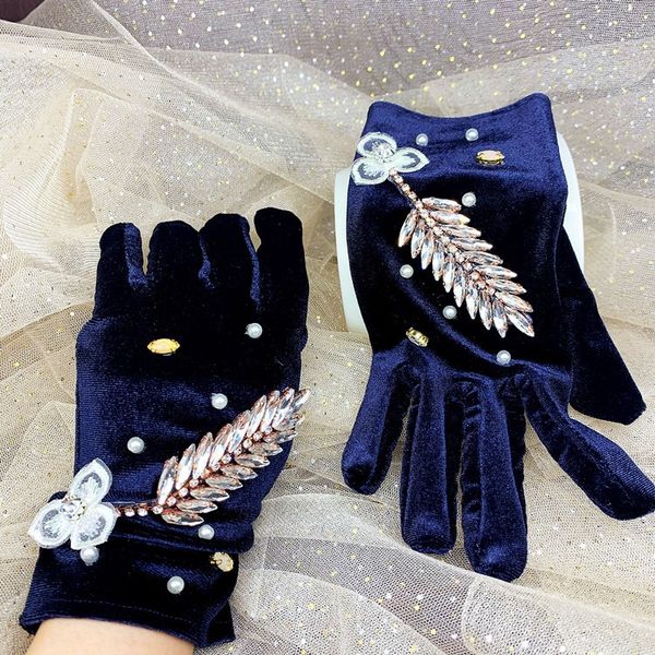 

ykyv7 мешок бархата палец аксессуары свадебные аксессуары платье этап партии velvet мешок палец перчатки теплый glovesaccessory glovesbridal