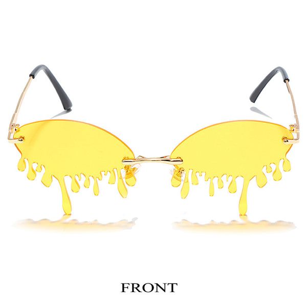 

new okulary red stage women curtain zonnebril sunglasses 60jwx tears big 2019 dames box sunglasses catwalk nlswl mycutebaby007, Blue