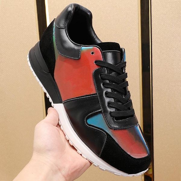 

new arrival men 's shoes autumn and winter fashion brands design vintage shoes low plus size lace -up breathable men shoes with or, Black
