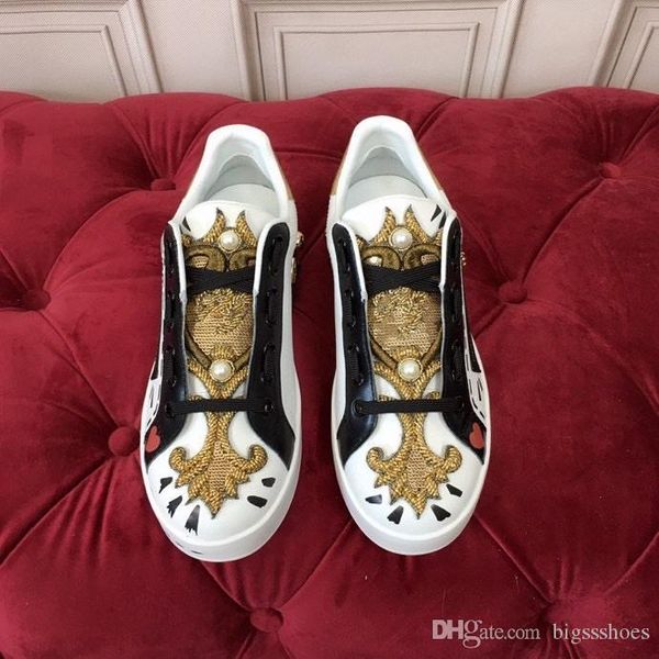 

2020 designer sneakers men womens casual shoes fashion genuine leather luxury sports shoes, Black