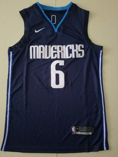 

mens #6 kristaps porzingis 2019 20 statement jersey navy blue, Gray