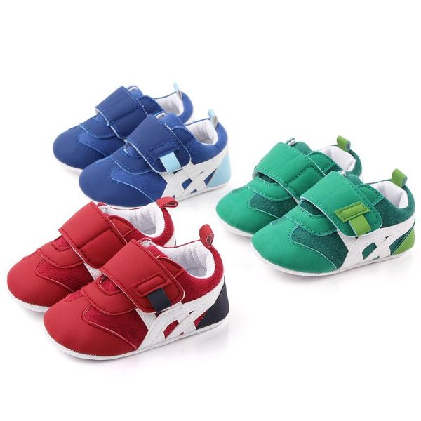 

first walkers spring autumn baby shoes boys soft sole pu suede leather crib anti-slip sneakers arrival