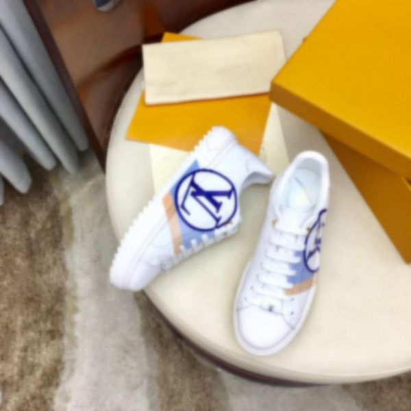 

new time out sneakers sneakers, ladies luxury casual shoes, brand-name high-flat printed canvas shoes, size 35-41, with box