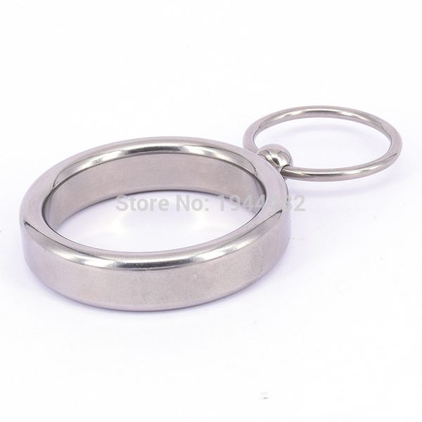 

stainless bondage male chastity gear metal cock men ring steel ball stretcher restraint for cockrings device rings cx200722 toy pen qhsn