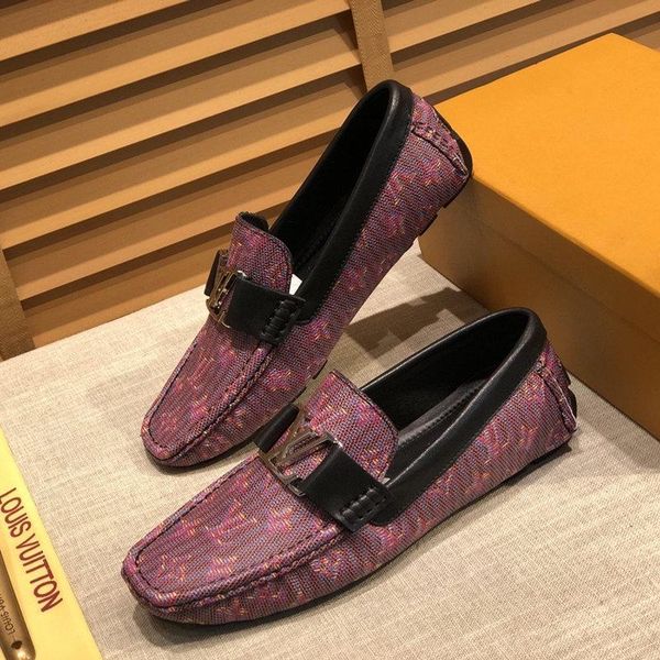 

2020l new high-end men's business daily casual shoes leather shoes soft peas shoes british wild lazy shoes, size: 38-45