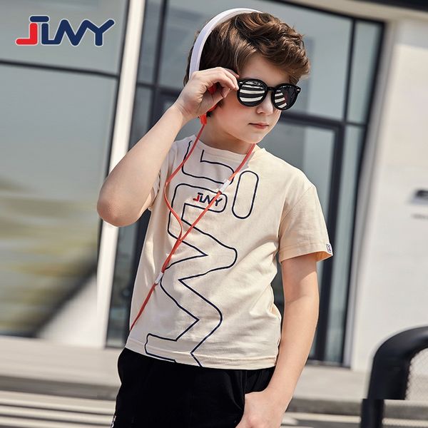 

jlny моды бренд одежды детская t- детской одежды kids2020 летних мальчиков с короткими рукавами футболки мальчиков рубашки прямые, Blue