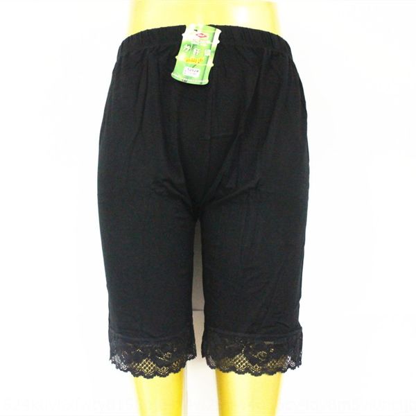 

анти-облучение женщин лето страхование черный бамбук уголь плотный тугой брюки волокна пятые штаны потерять поножи 5202-1 #, Black