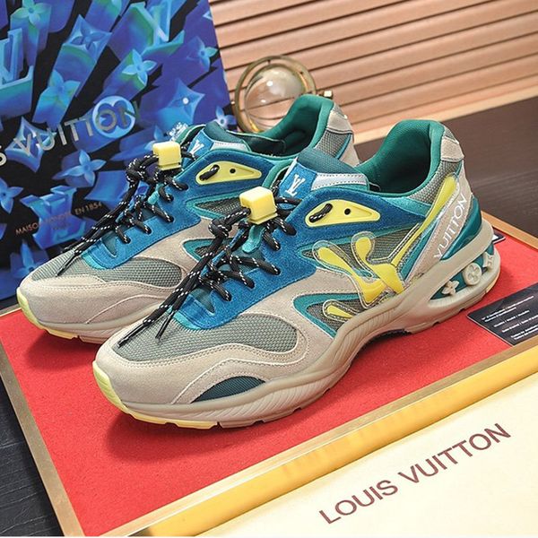 

115 мужской дизайнер случайных спортивная обувь, модная на открытом воздухе путешествия повседневной обувь, спортивная обувь. быстрая достав, Black