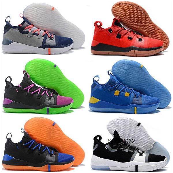 

2020 new ep basketball shoes mamba day sail wolf grey orange multicolor sneakers mens kids basketball shoes, Black