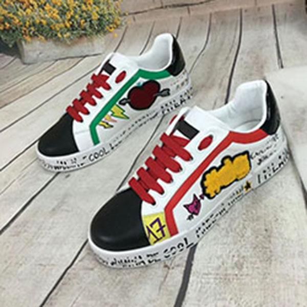 

2020 luxury designer men women sneaker casual shoes low stripes shoe walking sports trainers chaussures pour hommes hc19120304, Black