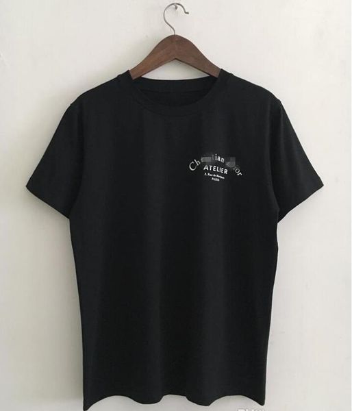 

new designer t shirts mens clothing brand tee shirt fashion summer tide braned letters printed luxury gÃ»ccÃ¬ men shirt clothing m-2xl, White;black