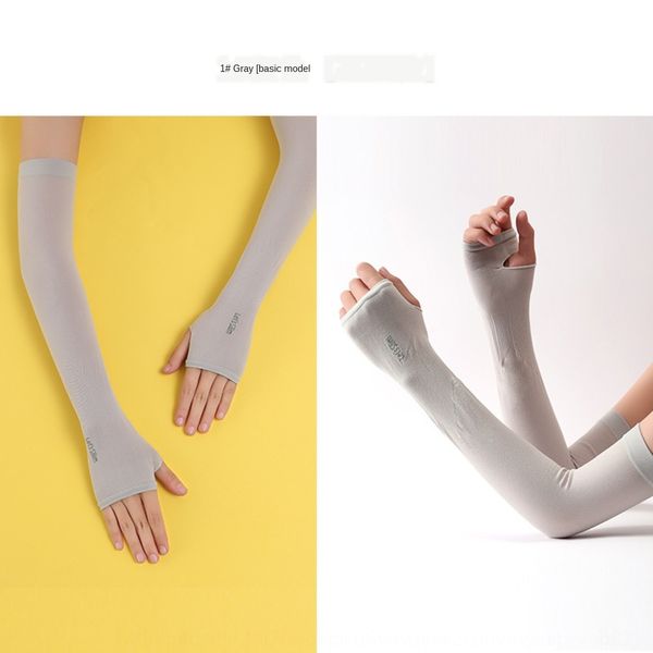 

ice шелковый солнцезащитное мужской летом лед охладиться тонкие длинные перчатки рукав вождения перчатки arm женщин рукав прямой, Black