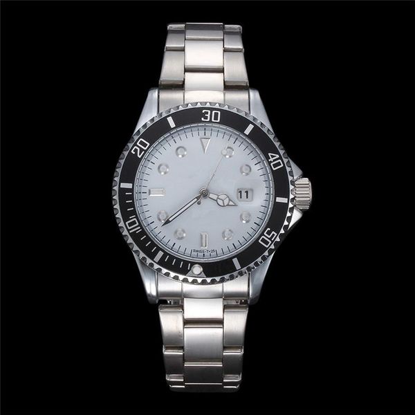 

fashion mens stainless steel luxe wristwatch men quartz movement watches with calendar bracklet folding clasp master male mens watches 03, Slivery;brown