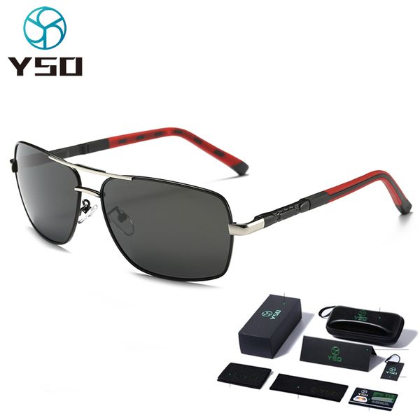 

yso 2020 fashion men sunglasses uv400 protection male sun glasses for car driving fishing men's polarized shades glasses 8724, White;black