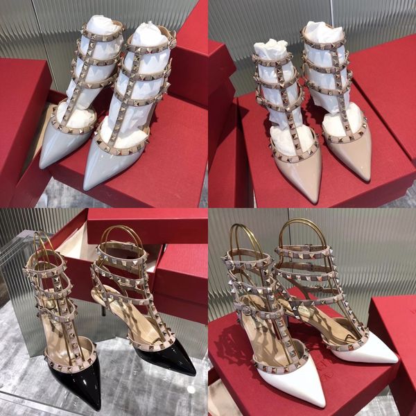 

2020 women sandals micro suede plus size 35-40 fashion ankle strap shoes women high thin heels medium heel women shoes#216, Black