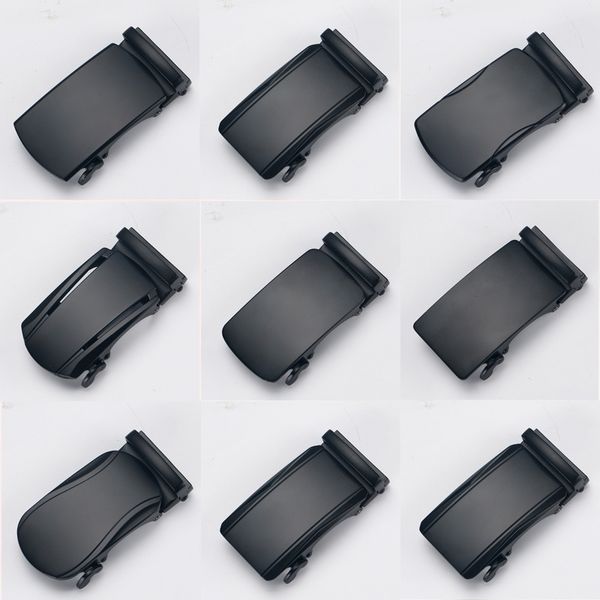 

business casual matte black spring fastener alloy automatic belt buckle waistband men's belt 3.5cm designer belts high quality, Black;brown