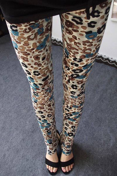 

new 2020 print flower leggings leggins plus size legins guitar plaid thin nine pants fashion women clothing aptitud trousers, Black
