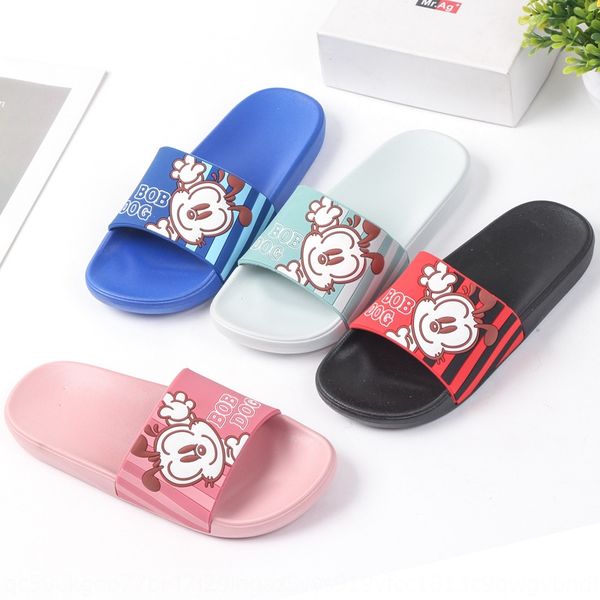 

babu bean girls' children' boys' anti-skid soft children children children' slippers bottom indoor bathroom boys, Black;grey