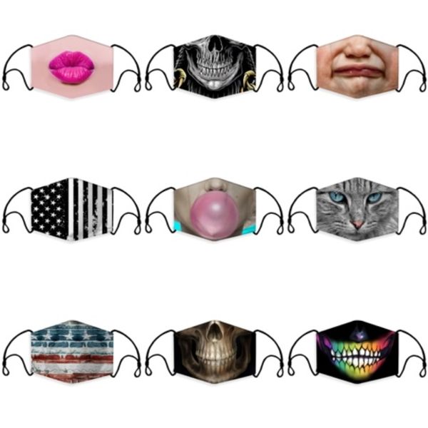 

anti-dust cotton mouth face mask man woman cycling wearing black fashion 50pcs shipping#891