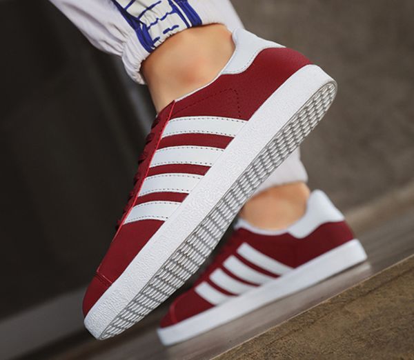 

gazelle men & women low casual shoes gazelle trainer black red pink grey lightweight breathable walking sport shoes