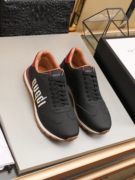 

2020 classic gg mens designer casual shoes sneakers side guchi trainers boys gift with box xl1020240