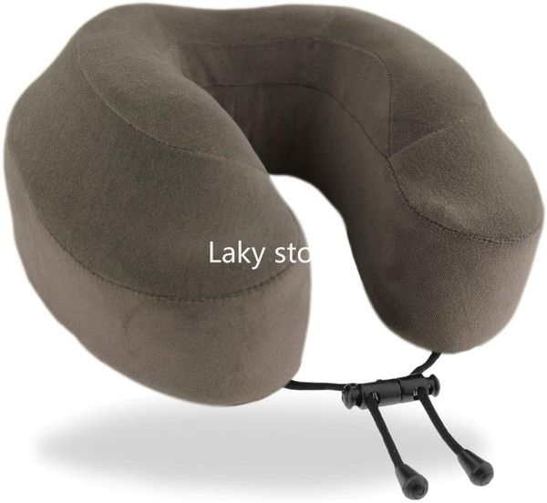 

car neck pillow foam travel neck pillow for airplanes and travel, 360-degree support backed by sleep science for maximum comfort