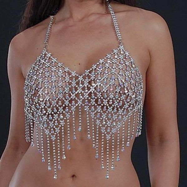 

женское нижнее белье женское нижнее белье стиль sexy rhinestone пояс - передняя падение тела цепи ювелирные изделия нижнее белье живот цепи, Silver