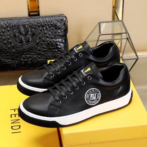 

drop ship mens shoes comfortable vintage leather footwears casual lace -up sports low men shoes luxury sneakers chaussures pour hommes, Black