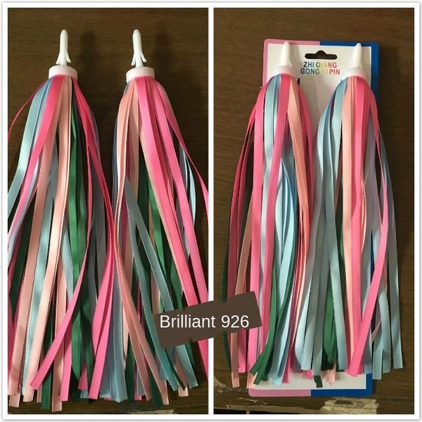 

we4do new children's scooter bicycle decorative polyester tape material new children's scooter bicycle accessories decorative poly, Silver