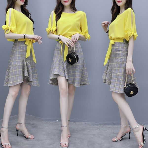 

mw6nm age-reducing western style 2020 new formal slimming summer two-piece age-reducing dress suit western style 2020 new formal dress slimm, Gray