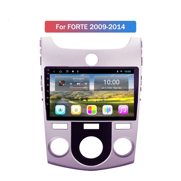 

android 10.0 car video audio for kia forte 2009-2014 radio multimedia player navigation gps steering wheel control