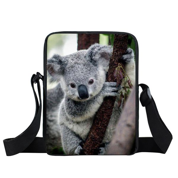 

animal koala bear panda mini crossbody bag children school bags boys girls bookbag kids messenger bags mochila