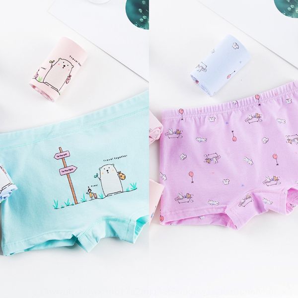 

девочек среднее и нижнее белье трусы большого детского хлопка ребенок детского белья боксировал мультфильм девочек боксера брюки, Camo