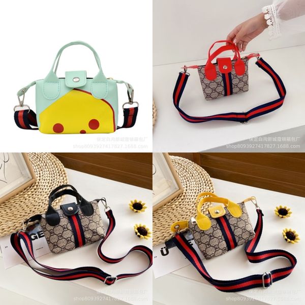 

girl kids cartoon jelly handbag duck zipper single-shoulder crossbody bag lady pvc waterproof bucket bags shipping tote#420, Black