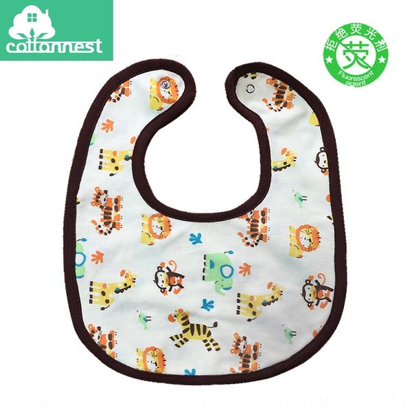 

cotton double-layer baby bib baby bib saliva water absorbing dirt resistant waterproof towel towel