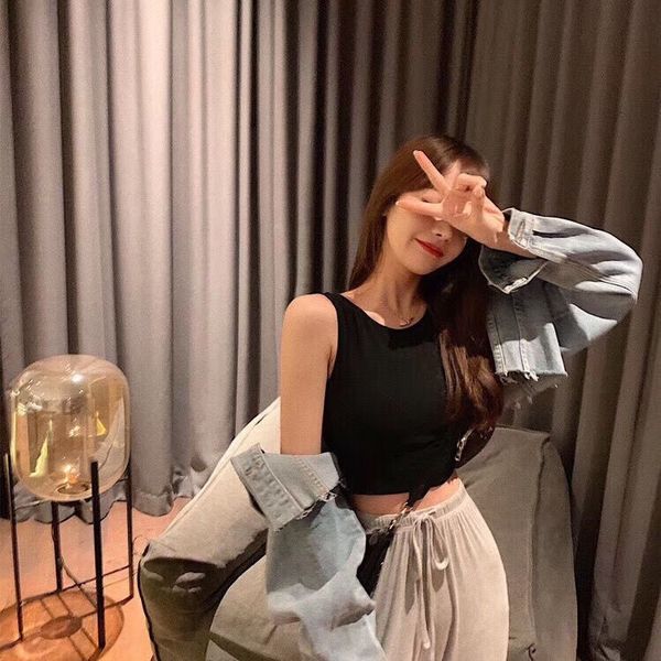

4euth internet celebrity sydney same bra without steel ring yoga seamless back sports underwear vestvest vest gathering breathable underwear, White