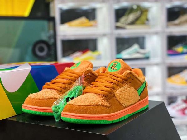 

2020 новый цвет grateful dead bears х sb dunk желтый медведь дизайнер обуви моды скейтбординг кроссовки для мужчин и женщин размер 36-45