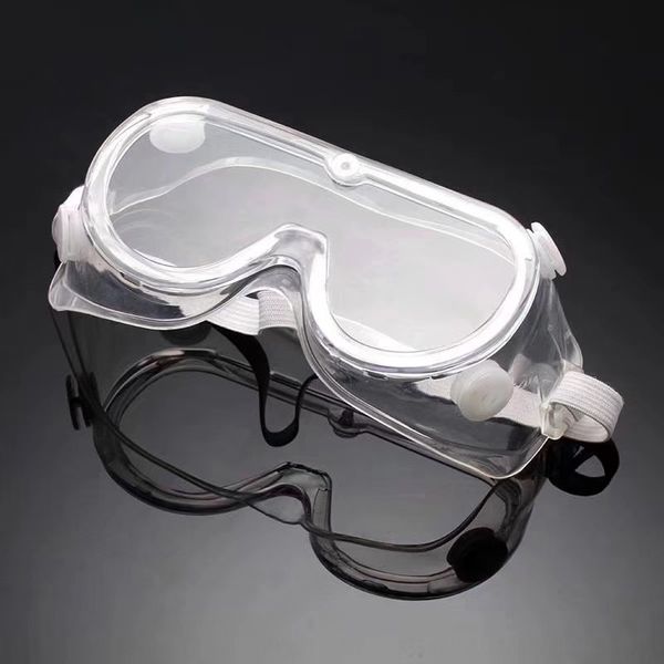 

ptlml 4-hole breathable protective (anti-fog) windproof mirror mask riding welding mirror dust-proof splash-proof large frame protective gog