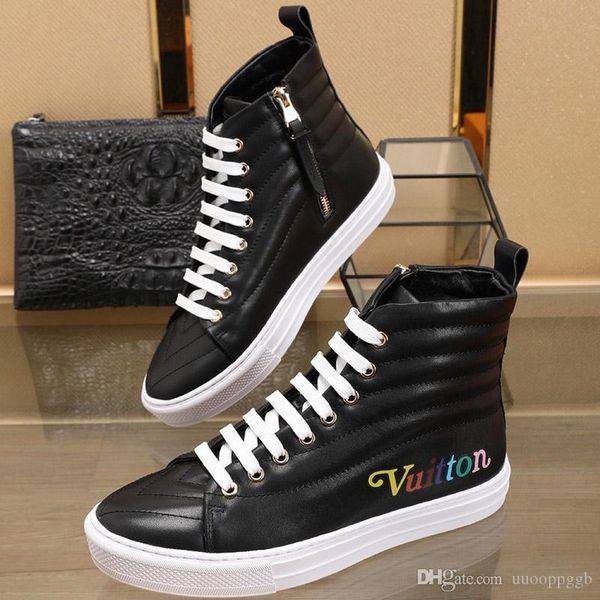 

2020wn new official website synchronization luxury men's casual fashion shoes, outdoor travel sports shoes, fast delivery original box, Black