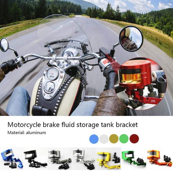 

motorcycle brake fluid oil reservoir cup tank support bracket
