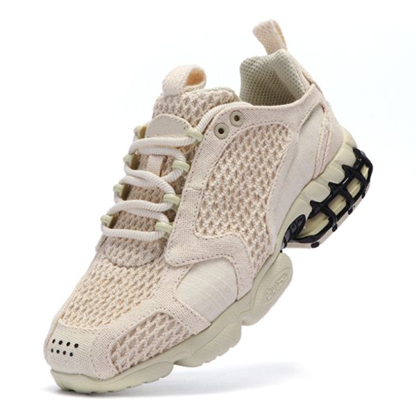 

style new mesh casual shoes men comfortable breathable sneakers men lac-up lightweight walkispiridon cage man shoes zapatillas hombre, Black