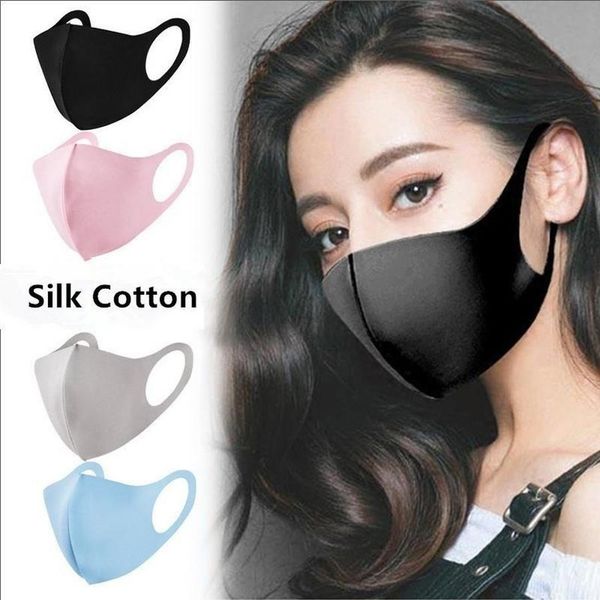 

dhl ship,us stock anti dust face mouth cover pm2.5 fashion face masks washable protective face masks black reusable designer mask