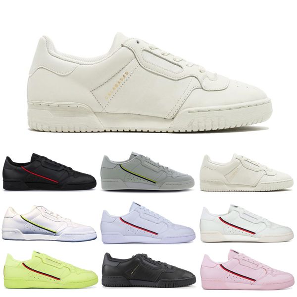 

02 2019 powerphase calabasas continental 80 casual shoes triple white black pink yellow women mens trainer outdoor sports sneakers 36-45